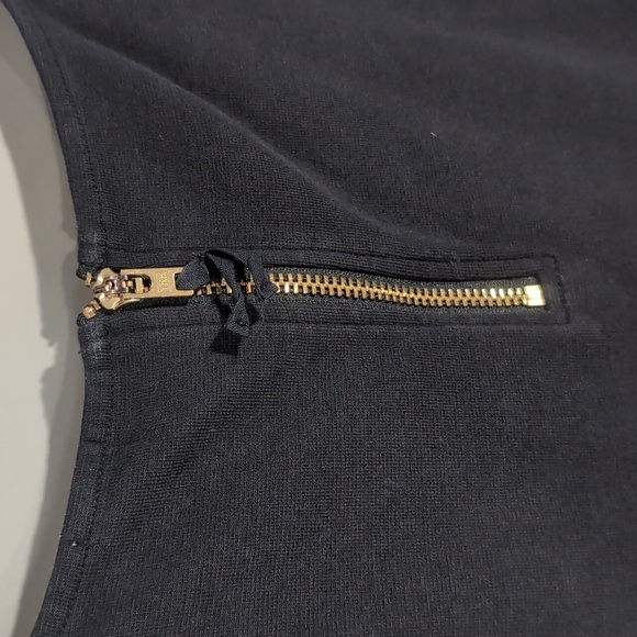 J. Crew Black Peplum Sleeveless Cotton Top - Picture 5 of 6